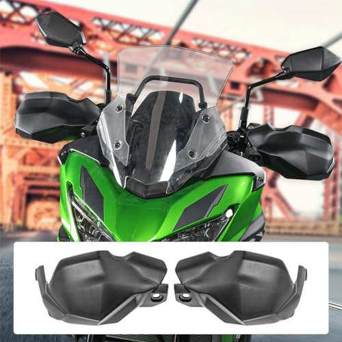 Motorrad Versys 650 Handschützer Lenker Handbürstenschutz Bremskupplungsschutz Luftstrom Windschutz Deflektor Windschutzscheibenabdeckung für KLE650 Versys650 Versys-650 KLE 650 2022 2023