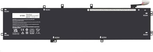 FESTAS 97Wh 6GTPY Batterie Compatible avec Dell XPS 15 9550 9560 9570 7590 Precision 5510 5520 5530 M5510 M5520 Inspiron 15 7500 7501 7590 7591 Vostro 7591 Series 5XJ28 GPM03 4GVGH 05041C 5D91C