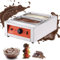 VEVOR Tempéreuse à Chocolat Commerciale 1500 W Bain-Marie Électrique pour Chocolat 2 Cuves de 3,3 L Fondoir à Chocolat Température Réglable 30-85 ℃ en Inox Alimentaire pour Chauffer Beurre Crème Lait