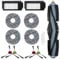 DianSung Accessories for Ecovacs DEEBOT X1 Omni / X1 e Omni / X1 Turbo / T10 Turbo / T10 Omni Robot Vacuum Cleaner Replacement Parts, 1 Roller brush, 2 HEPA Filters, 4 Mop, 4 Side Brushes