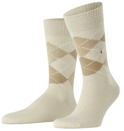 Burlington Herren Socken Preston M So weich und warm gemustert 1 Paar, Beige Zement 4077, 40-46
