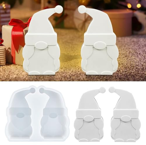 Silikonformen Gießformen, Silikonform Weihnachtsmann, Gips zum Gießen, DIY Harz Gießform Weihnachten, Gießformen Silikon, Gipsformen zum Gießen, Epoxidharz Formen Silikonformen