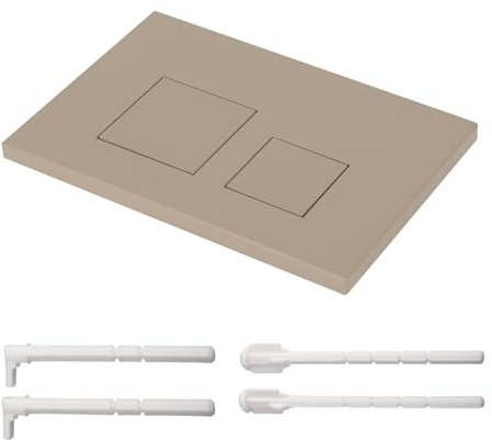 Betätigungsplatte passend für Sigma01 Sigma20 Sigma30, Pushplate WC Spülkasten Ersatzteile, Doppelspülung, 1 Stück (Khaki)