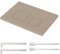 Betätigungsplatte passend für Sigma01 Sigma20 Sigma30, Pushplate WC Spülkasten Ersatzteile, Doppelspülung, 1 Stück (Khaki)
