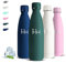 Borraccia- 0.5l- Borraccia Termica, Senza BPA, Borraccia Acciaio Inox, Senza Perdite, Borraccia Metallo, Acciaio Inossidabile 18/8, Borracce per Scuole, Ufficio, Viaggio, Campeggio, Caffè, Yoga