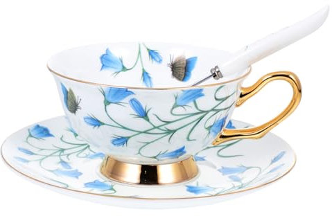 NAMOARLY 1 Set set tazzina da caffè e piattino tazze di caffè riutilizzabili tazza tazzine da espresso con piattino tazze da latte Eleganti tazze da caffè ceramica