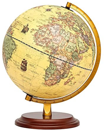 World Globe World Globe Holzbasis beleuchtete Globus 12,5 -Zoll