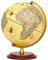 World Globe World Globe Holzbasis beleuchtete Globus 12,5 -Zoll