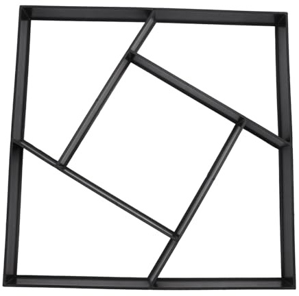 Walk Maker, wiederverwendbarer Wegbereiter aus Beton, Trittsteinpflaster für Rasen, Terrasse, Hof, Garten, 40 cm