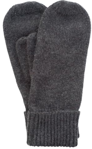 FosterNatur, Merino Damen Fäustlinge, 100% Wolle Merino extrafein