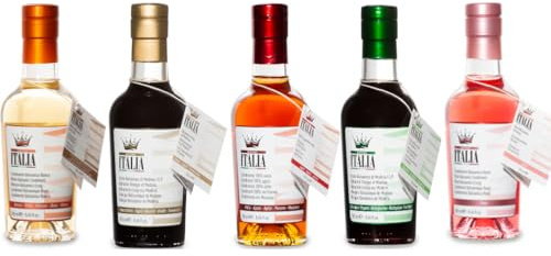 Acetaia Italia - Vinaigre balsamique vieilli de Modène IGP, bio, pomme, blanc et rosé