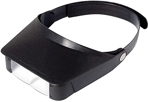 Carson MV-23 MagniVisor Head-Band Magnifier Visor with Flip-Down Lens