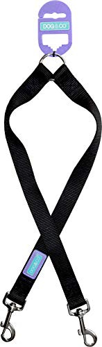 DOG & Co Nylon Coupler, Medium, Black