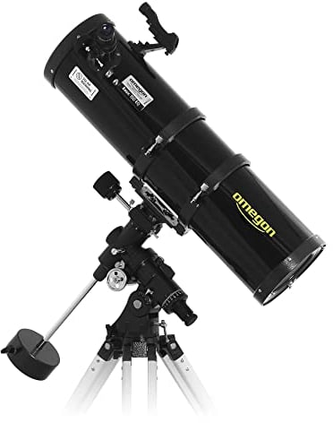 Omegon Teleskop N 150/750 EQ-4 | Newton Reflektor | leistungsstark für Deep-Sky | robuste EQ-4 Montierung | ideal für Einsteiger und Fortgeschrittene