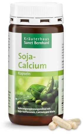 Sanct Bernhard Soja-Calcium-Kapseln mit Soja-Isoflavonen, Calcium, Biotin 120 Kapseln