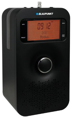 Blaupunkt RX+ 48 BK Digital Radio mit RDS Funktion/Lautsprecher (DAB+, ERP2, UKW-Tuner, 2 Watt) schwarz