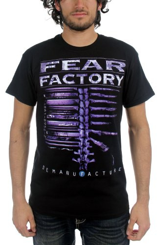 Fear Factory - Herren Demanufacture T-Shirt in Schwarz, Medium, Black
