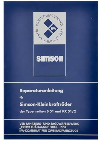 Reparaturanleitung für S51, Schwalbe KR51/2 - ohne Schaltpläne