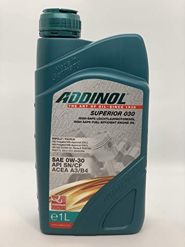 ADDINOL SUPERIOR 0W-30 A3/B4 Motorenöl, 1 Liter