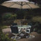 New 72 Led Solar Powered Umbrella Chain Garden Light 8 Strut Fairy Lights Parasol