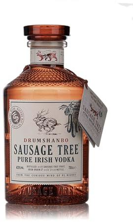 SAUSAGE TREE - Vodka de Céréales - 43% Alcool - Origine : Irlande - Bouteille Vodka 70 cl