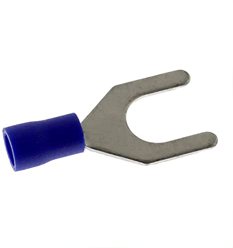 SeKi 14134 blau 1,5-2,5mm 25 x Gabelkabelschuhe M8 teilisoliert DIN Kabelschuh