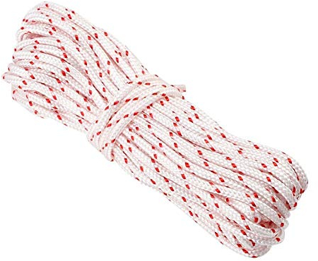 NIMOA Cordon Tirer - Corde de Démarrage Tirez la Corde for STIHL Husqvarna Echo McCulloch HOMELITE Trimmer, 5.0mm 10m