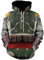 CHLOBLOM Hot TV Serie Hoodie Cosplay Kostüm Pullover Sweatshirt Reißverschluss Jacke, Grün , XX-Large