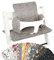 Ukje | Sitzkissen für Stokke Tripp Trapp Hochstuhl | Abwaschbar | Viele Farben & Muster | Tripp Trapp Kissen Polster Sitzauflage | Extra dick | Sitzverkleinerer Tripp Trapp Cushion | Leopard