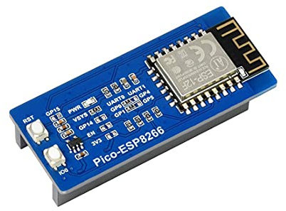 ESP8266 WiFi Expansion Module For Raspberry Pi Pico Series, Supports TCP/UDP Protocol Control Via AT Demand
