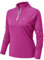 YSENTO Damen Sportshirt Langarm Laufshirt Atmungsaktiv Leichte Baselayer Sweatshirts T-Shirt für Training Fitness Yoga Gym(Dunkles Rosenrot,L)