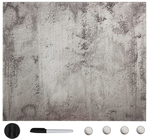 vidaXL Magnettafel Wandmontage Magnetboard Glasmagnettafel Memoboard Wandtafel Pinnwand Schreibttafel Glastafel Tafel Glas 60x60cm