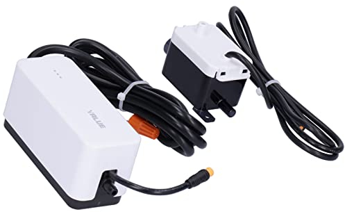 Pompe à Condensat 3W, Mini Pompe de Vidange de Climatisation 19dB Pompe à Condensat Silencieuse (AC110‑240V) Pompe de Vidange Automatique Murale, pour la Maison