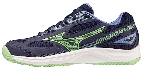Mizuno Stealth Star 2 Jr Indoor, Eblue Techgreen Lolite, 36 EU