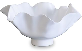 Beatriz Ball VIDA Bloom Kleine tiefe Schüssel (weiß) - Melamin-Konstruktion, Weiß/Opulenter Garten, 18 Unzen
