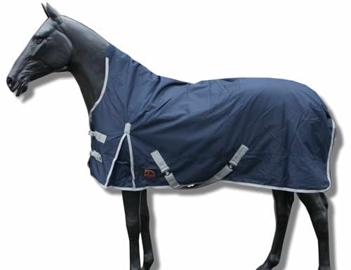 AMKA Pferdedecke Classic Weidedecke Outdoordecke High Neck 600 D 0gr Füllung 125 bis 165 cm