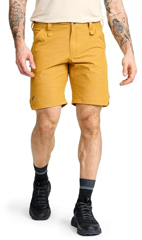 RevolutionRace Herren Hike & Dive Shorts, Hybrid Wandershorts und Badeshorts für alle Outdoor-Aktivitäten, Harvest Gold, L