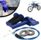 IUVWISN Motorrad Gasgriff Aluminium Schnellgasgriff 7/8'' 22mm Gaszug für 50-250cc Dirt Pit Bikes Motocross ATV Scooter Blau