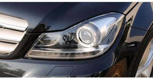 UPIKIT kompatibel mit Auto Scheinwerfer Streuscheiben Frontscheinwerfer Streuscheibe für Mercedes Benz W204 C180 C200 C260 2011 2012 2013,Left