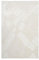 Tesso Living Weicher Hochflor Teppich im Vintage-Look – 160 x 220 cm – Weiß Shaggy-Design mit Berbermuster – Boho & Scandi Stil – ideal für Wohnzimmer & Schlafzimmer
