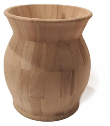 Anfora in legno 18x21 cm