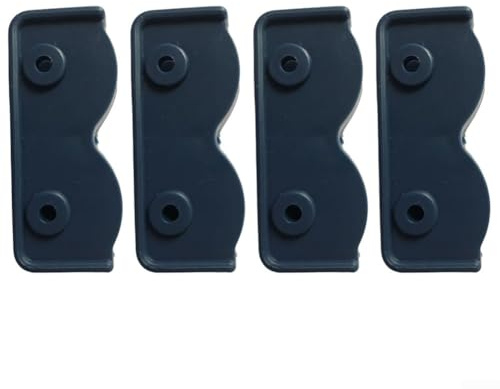 Zelthalterung zur Unterstützung von Zelt, Zelt-Ersatzteile, rechteckige Halterung, schwarz, Pavillon-Ersatzteile, 4er-Set Ersatzverbinderhalterungen für Stabilität