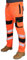 HASHOOB TRADING FZE Men's Hi Viz Fleece Work Trousers Multi Pocket Hi Vis Trousers Workwear Jogger Pants (13-Orange, S)