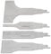 Metal Scraper Tool, Floor Scraper Multifunctional Stainless Steel Tile Cleaning Tool 4PCS Reciprocating Saw Scraper Blade Reciprocating Saw Blades for Concrete Floor Wall Cleaning