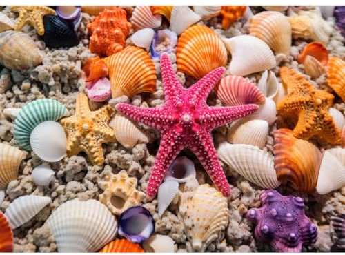Jigsaw Puzzles for Adults 1000, Puzzles for Adults, Challenging Puzzles, Puzzle Game for The Whole for Women, Gifts for Men, Theme:Starfish Walking