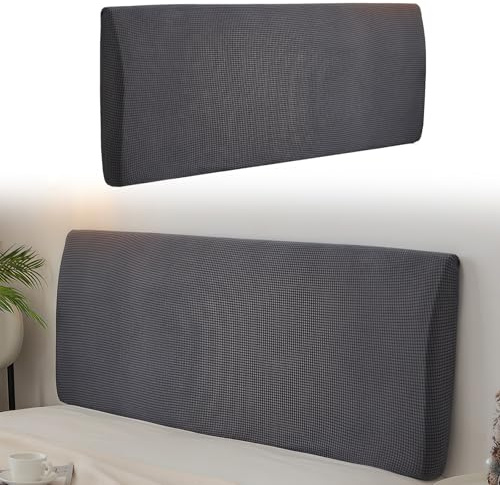 GOEDCH Bettkopfteil Bezug: Dehnbare Kopfteilbezug Weicher Verdicken, Staubdicht Headboard Cover, Flexibler Schutz, Verdicken Kopfteilbezug Überzug für Schlafzimmer Kopfteil (Höhe 50-70×Länge 200cm)