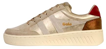 Gola Superslam Blaze II Trainer YW Gold/Off White Low Top Trainers 38