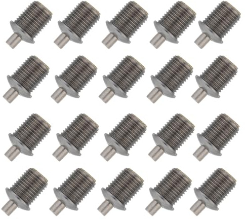DECOMELODY 20pcs Wire Rope Clamps Metal Cable Clips with Screws Wire Rope Tension Stoppers Silver and Cable Adjustment