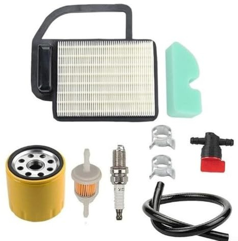 Air Filter Plus Oil Filter for Combo for Lawn Mowers – for Durable Plastic Filtration Set – Optimal Engine Protection 13ava1cs056 Compatible with for Troy- for Xt1 Lt42 Plus for Engines(1 Set,)