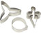 PME MO223 Blütenausstecher aus Edelstahl, Mondorchidee, Sortiment, 3-teilig, Silver, 4 x 1.2 x 4.2 cm
